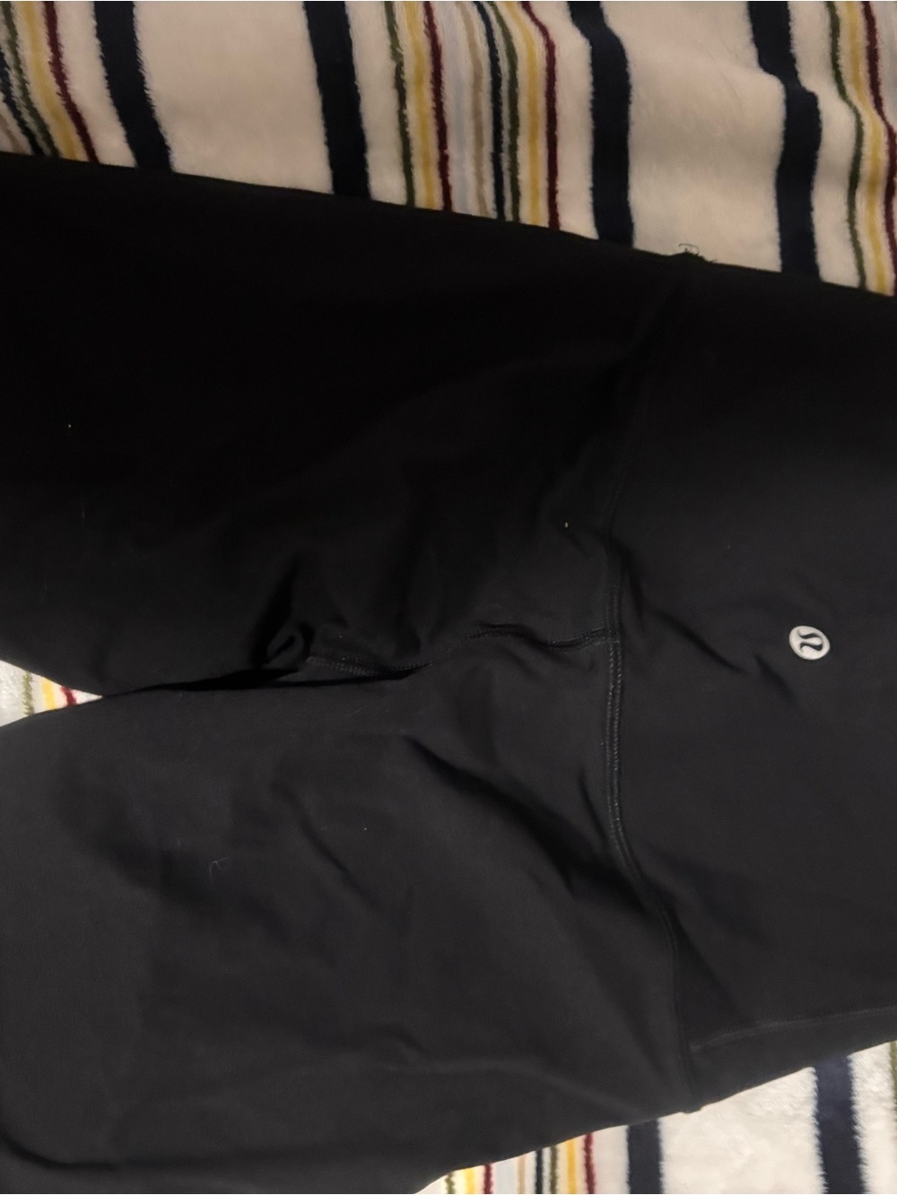 Lululemon Black Athletic shorts with Logo